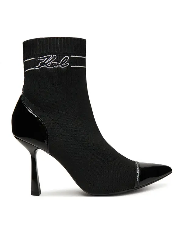 Karl Lagerfeld KARL LAGERFELD Čizme Pandara KL31357 Crna