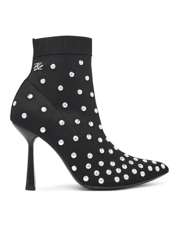 Karl Lagerfeld KARL LAGERFELD Čizme Pandara KL31367 Crna