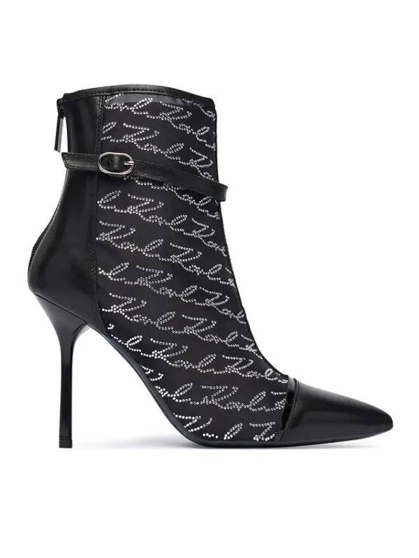 Karl Lagerfeld KARL LAGERFELD Čizme Sarabande KL30976 Crna