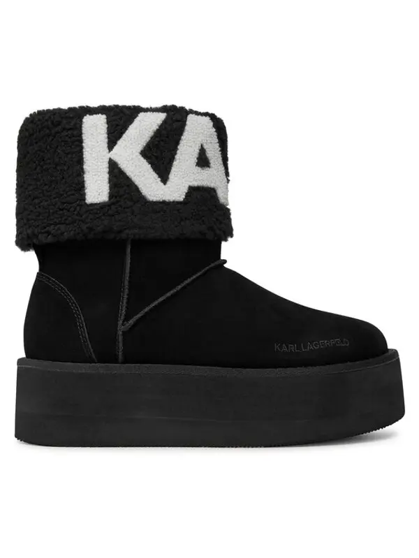 Karl Lagerfeld KARL LAGERFELD Čizme za snijeg KL48552 Crna