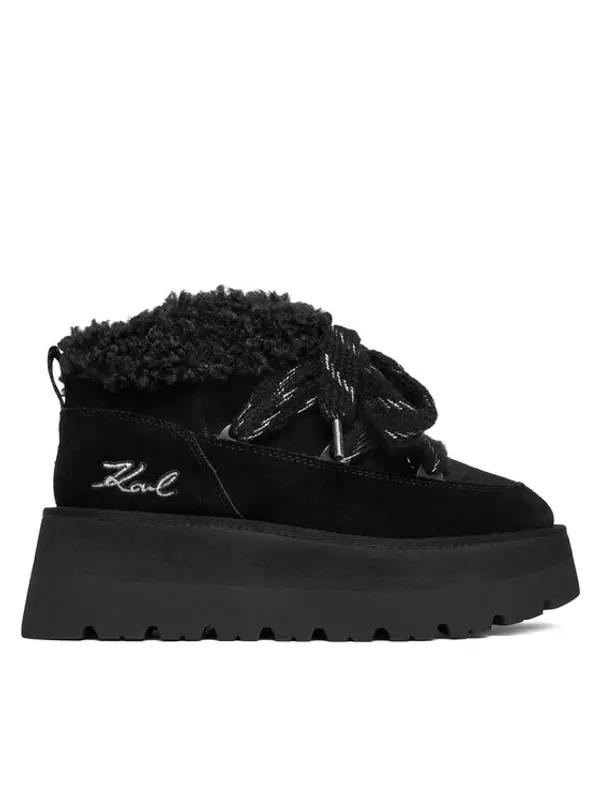 Karl Lagerfeld KARL LAGERFELD Čizme za snijeg KL48632 Crna