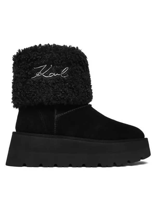 Karl Lagerfeld KARL LAGERFELD Čizme za snijeg KL48653 Crna