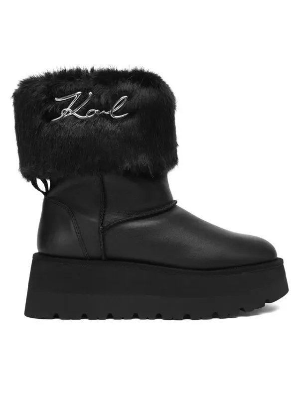 Karl Lagerfeld KARL LAGERFELD Čizme za snijeg KL48655 Crna