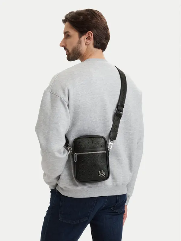 Karl Lagerfeld KARL LAGERFELD Crossover torbica A3M30171 Crna