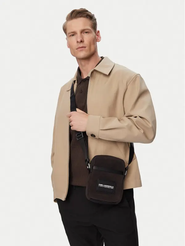 Karl Lagerfeld KARL LAGERFELD Crossover torbica B2M30199 Tamno smeđa