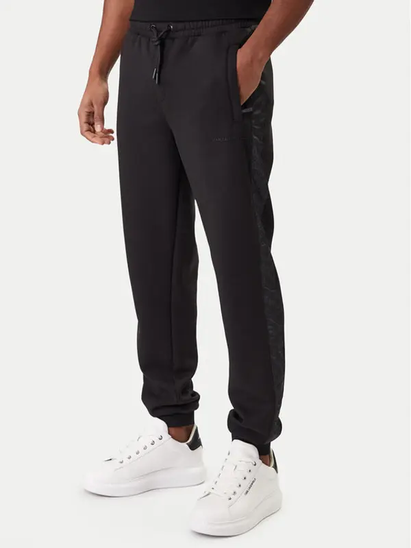 Karl Lagerfeld KARL LAGERFELD Donji dio trenerke 705001 561902 Crna Regular Fit