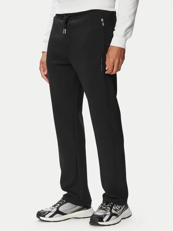 Karl Lagerfeld KARL LAGERFELD Donji dio trenerke 705007 563902 Crna Regular Fit