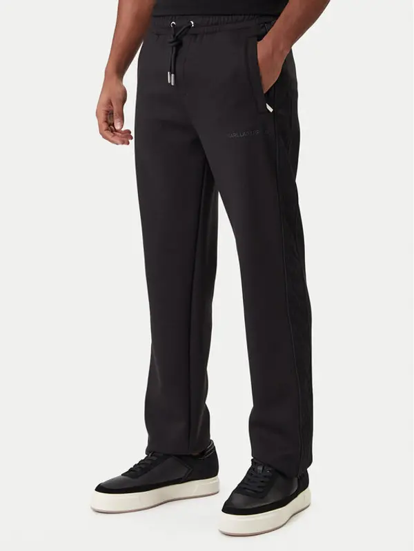 Karl Lagerfeld KARL LAGERFELD Donji dio trenerke 705008 561902 Crna Regular Fit