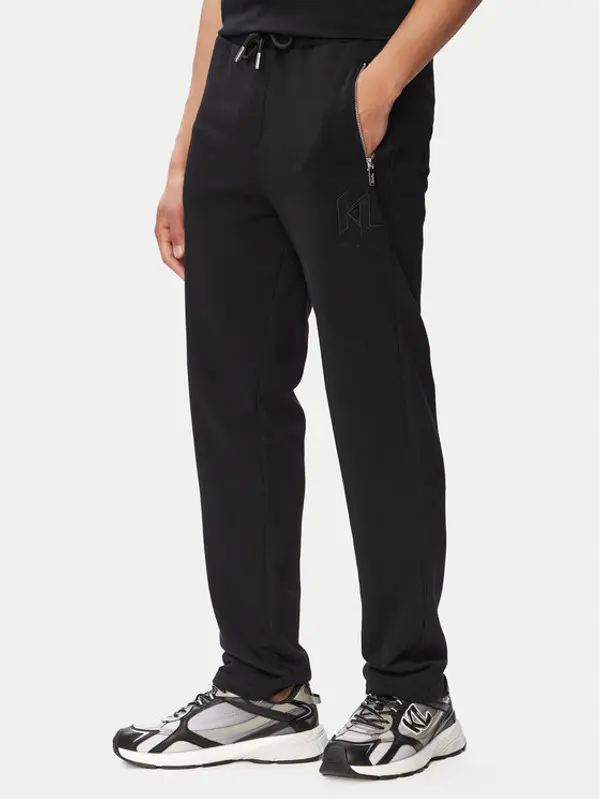 Karl Lagerfeld KARL LAGERFELD Donji dio trenerke 705019 563900 Crna Regular Fit