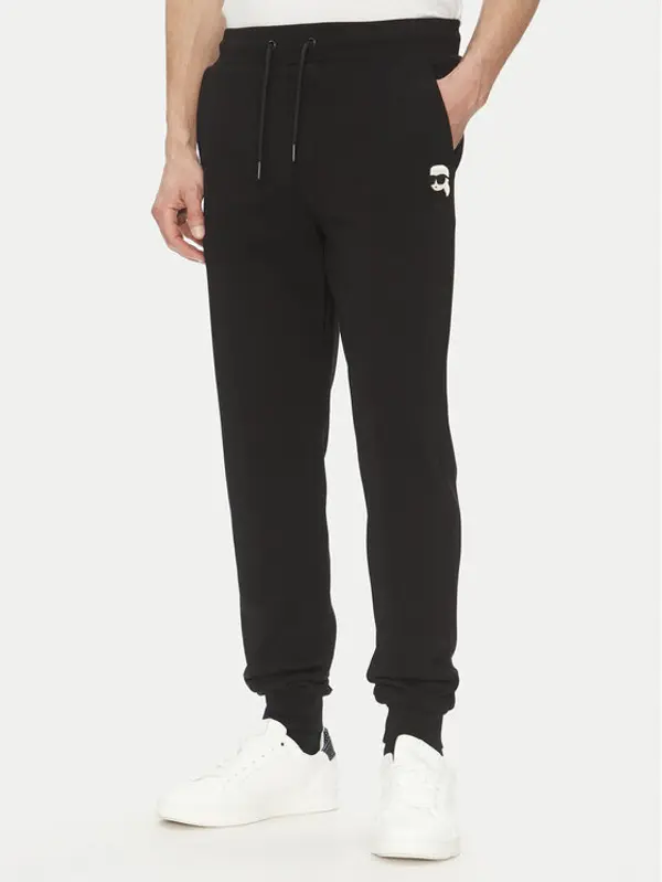 Karl Lagerfeld KARL LAGERFELD Donji dio trenerke 705713 500900 Crna Regular Fit