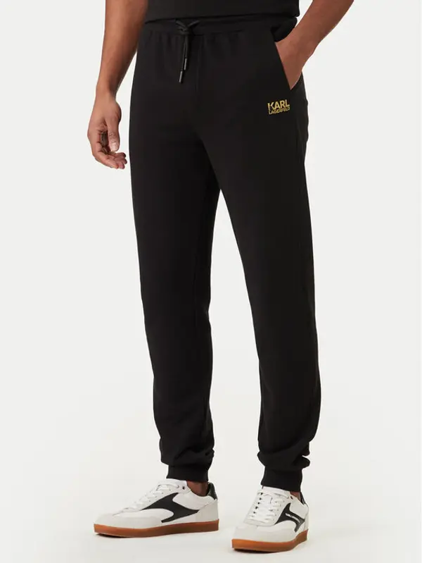 Karl Lagerfeld KARL LAGERFELD Donji dio trenerke 705782 562917 Crna Regular Fit