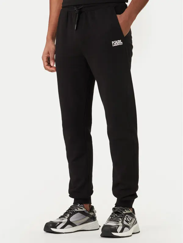 Karl Lagerfeld KARL LAGERFELD Donji dio trenerke 705782 562917 Crna Regular Fit