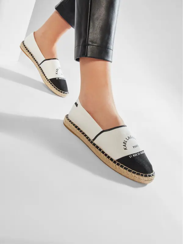 Karl Lagerfeld KARL LAGERFELD Espadrile KL80108 Bijela