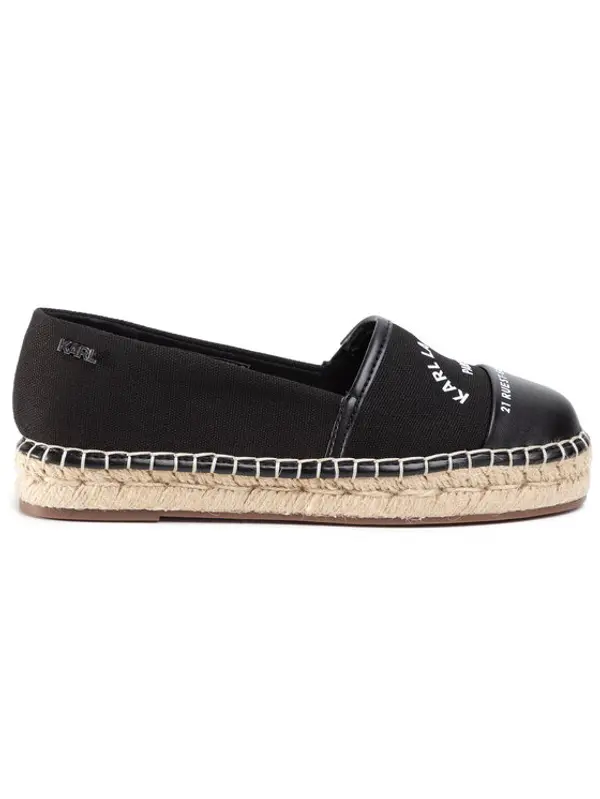 Karl Lagerfeld KARL LAGERFELD Espadrile KL80108 Crna