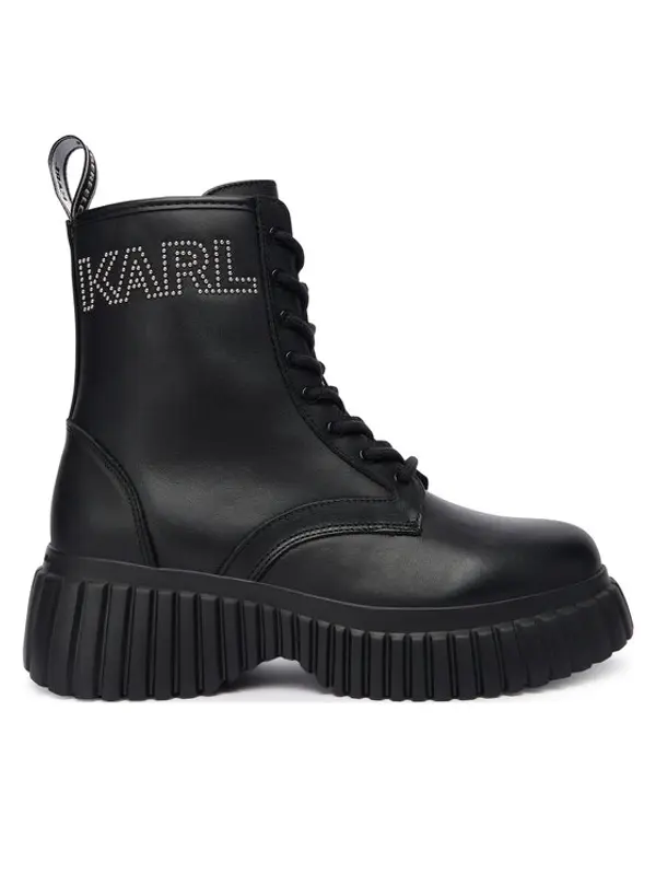Karl Lagerfeld KARL LAGERFELD Gležnjače KL44475 Crna