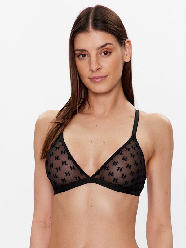 KARL LAGERFELD KARL LAGERFELD Grudnjak brallete 225W2102 Crna