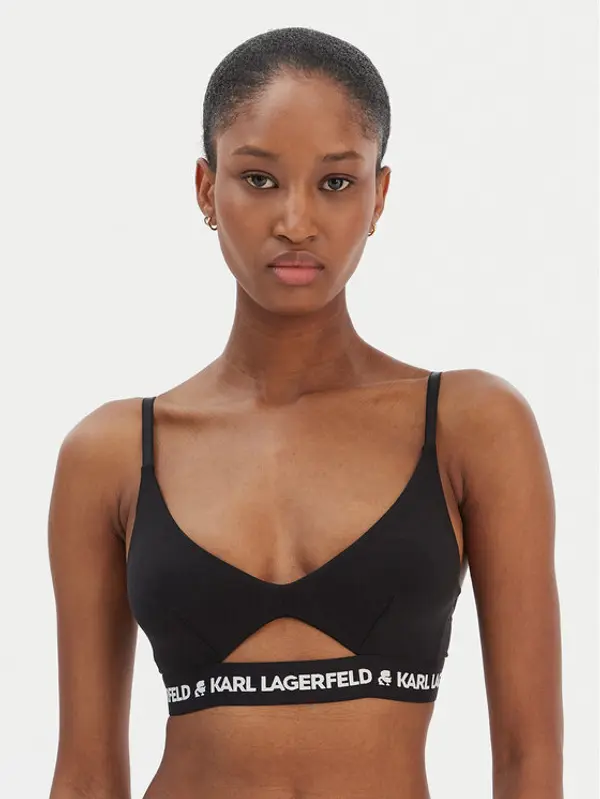 Karl Lagerfeld KARL LAGERFELD Grudnjak brallete A1W47006 Crna