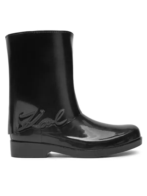 Karl Lagerfeld KARL LAGERFELD Gumene čizme Kalosh KL47064S Crna