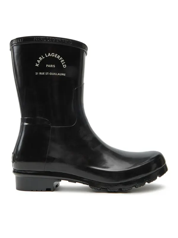 Karl Lagerfeld KARL LAGERFELD Gumene čizme KL47075S Crna