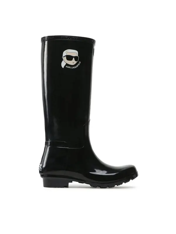 Karl Lagerfeld KARL LAGERFELD Gumene čizme KL47090N Crna