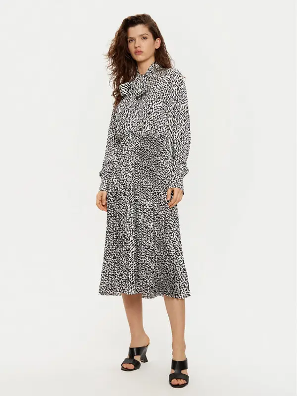 Karl Lagerfeld KARL LAGERFELD Haljina košulja A1W13020 Bijela Regular Fit