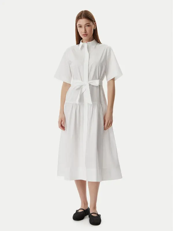 Karl Lagerfeld KARL LAGERFELD Haljina košulja B2W13017 Bijela Regular Fit
