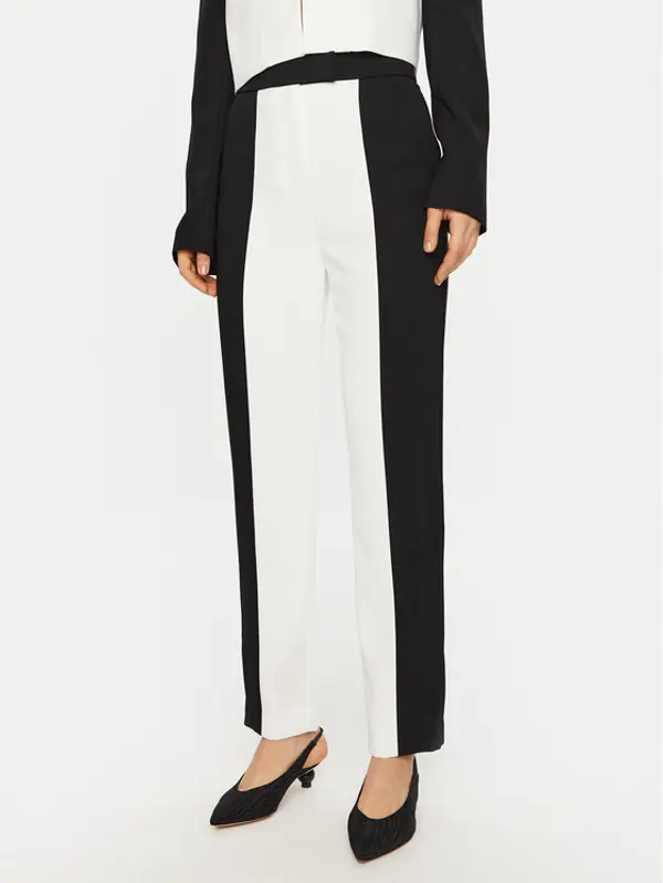 Karl Lagerfeld KARL LAGERFELD Hlače A1W10125 Bijela Slim Fit