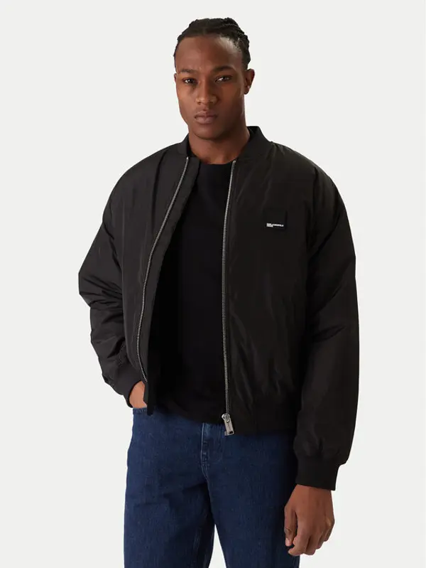 Karl Lagerfeld Jeans Karl Lagerfeld Jeans Bomber B1M15015 Crna Regular Fit