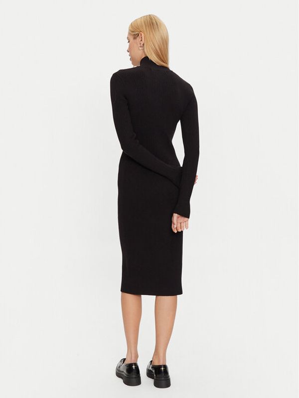 Karl Lagerfeld Jeans Karl Lagerfeld Jeans Džemper haljina 246J1305 Crna Slim Fit