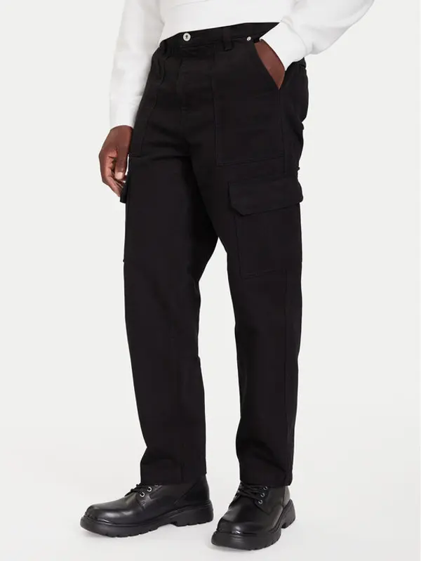 Karl Lagerfeld Jeans Karl Lagerfeld Jeans Hlače A4M10100 Crna Regular Fit