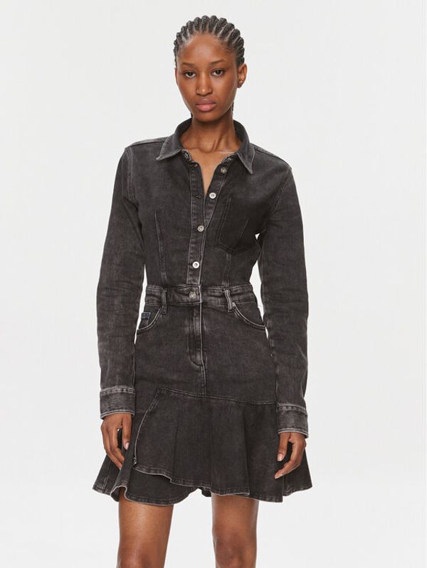 Karl Lagerfeld Jeans Karl Lagerfeld Jeans Jeans haljina 240J1311 Siva Slim Fit