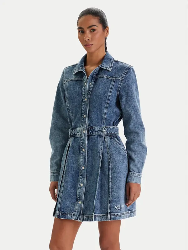 Karl Lagerfeld Jeans Karl Lagerfeld Jeans Jeans haljina B1W13036 Plava Regular Fit