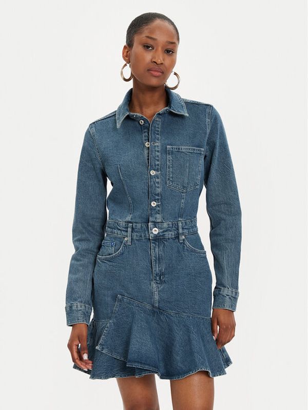 Karl Lagerfeld Jeans Karl Lagerfeld Jeans Jeans suknja 245J1302 Plava Slim Fit