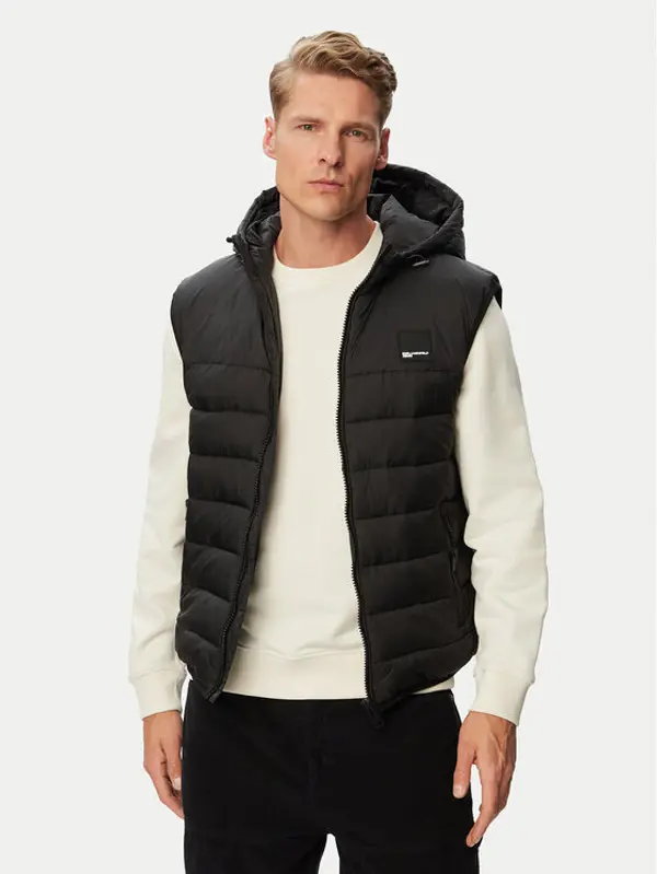 Karl Lagerfeld Jeans Karl Lagerfeld Jeans Sportski prsluk B3M15052 Crna Regular Fit
