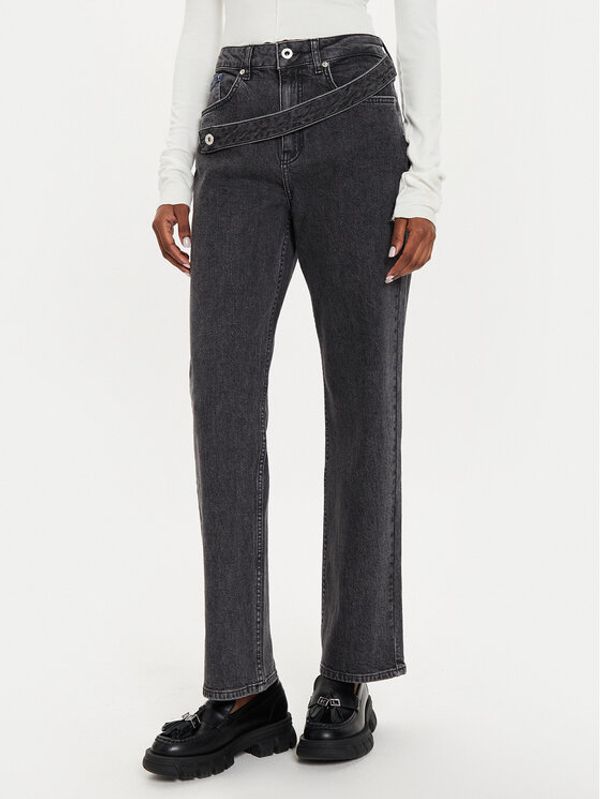 Karl Lagerfeld Jeans Karl Lagerfeld Jeans Traperice 245J1112 Siva Straight Fit