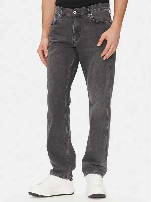 Karl Lagerfeld Jeans Karl Lagerfeld Jeans Traperice A2M10131 Siva Straight Fit