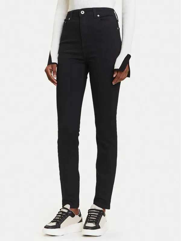 Karl Lagerfeld Jeans Karl Lagerfeld Jeans Traperice A3W10002 Crna Skinny Fit