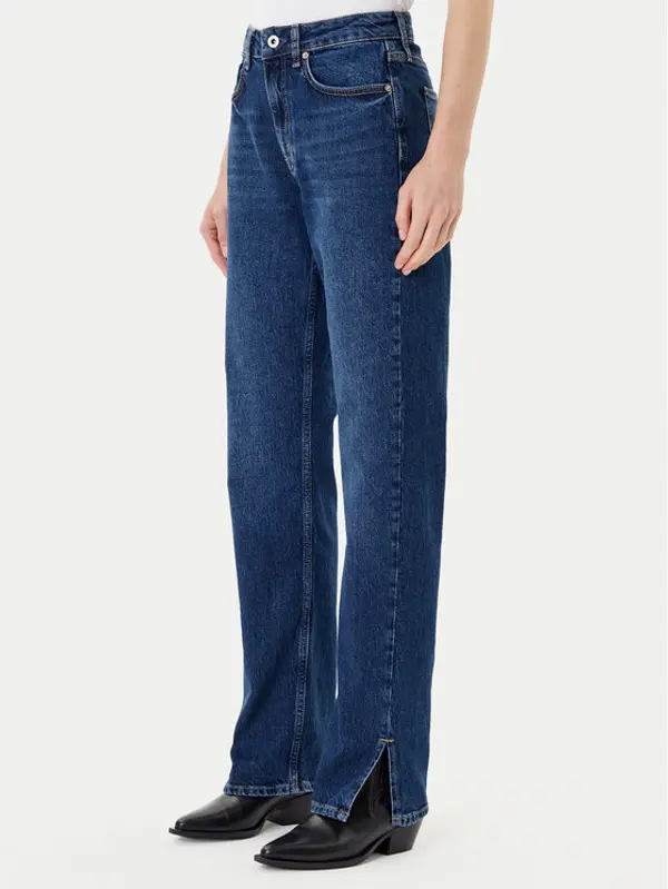 Karl Lagerfeld Jeans Karl Lagerfeld Jeans Traperice A3W10061 Plava Straight Fit