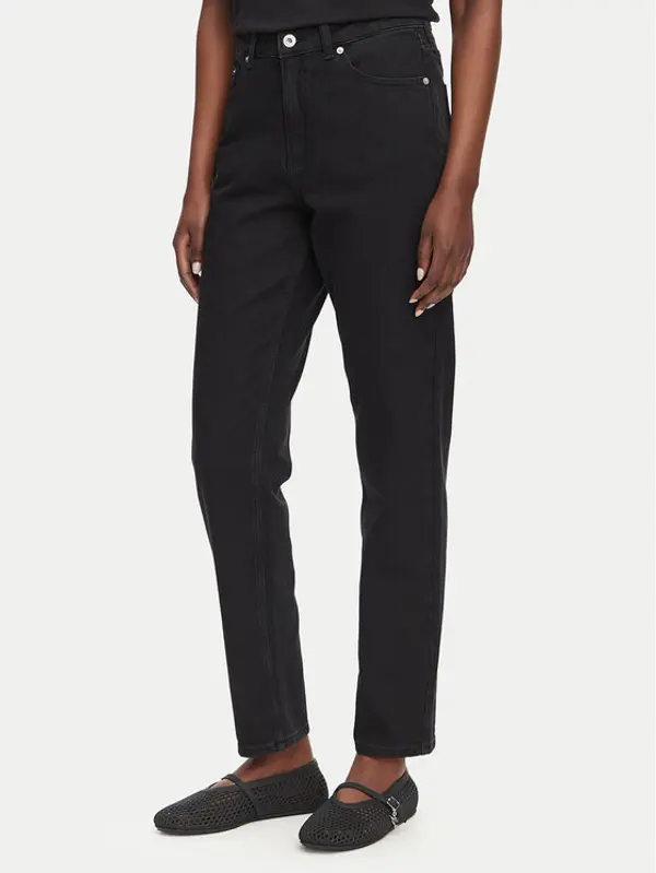 Karl Lagerfeld Jeans Karl Lagerfeld Jeans Traperice A4W10037 Crna Mom Fit