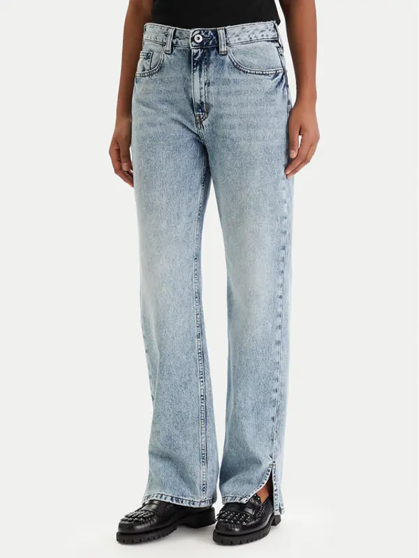 Karl Lagerfeld Jeans Karl Lagerfeld Jeans Traperice B1W10070 Plava Straight Fit
