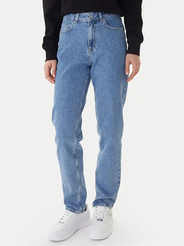 Karl Lagerfeld Jeans Karl Lagerfeld Jeans Traperice B1W10076 Plava Mom Fit
