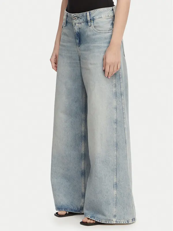 Karl Lagerfeld Jeans Karl Lagerfeld Jeans Traperice B2W10087 Svijetlo plava Wide Leg