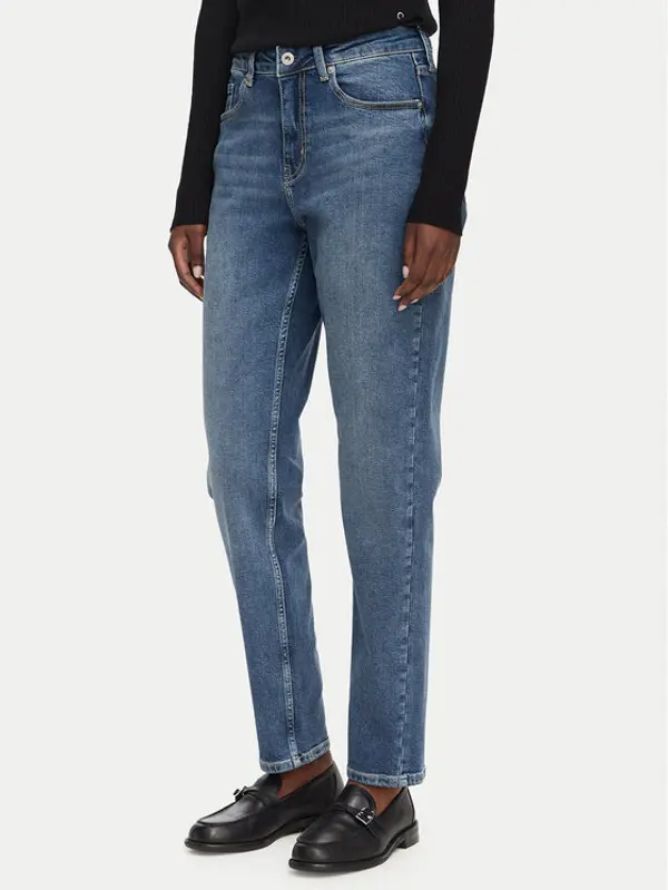 Karl Lagerfeld Jeans Karl Lagerfeld Jeans Traperice B3W10060 Plava Mom Fit