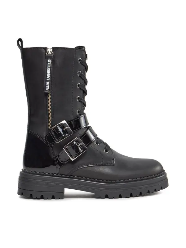 Karl Lagerfeld Kids Karl Lagerfeld Kids Čizme Z19112 S Crna