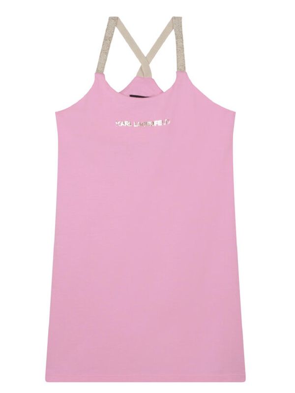 Karl Lagerfeld Kids Karl Lagerfeld Kids Haljina za svaki dan Z12232 S Ružičasta Regular Fit