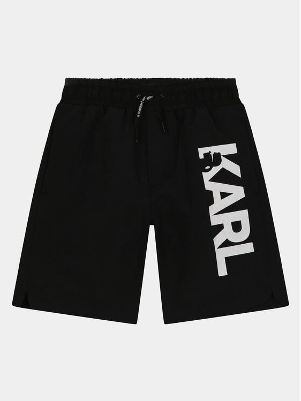 Karl Lagerfeld Kids Karl Lagerfeld Kids Kupaće gaće i hlače Z30023 D Crna Regular Fit