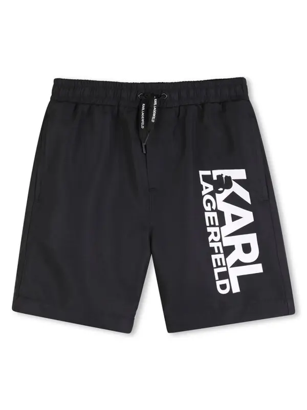 Karl Lagerfeld Kids Karl Lagerfeld Kids Kupaće gaće i hlače Z31079 S Crna Regular Fit