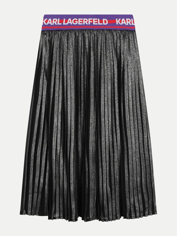 Karl Lagerfeld Kids Karl Lagerfeld Kids Plesirana suknja Z30196 S Siva Regular Fit