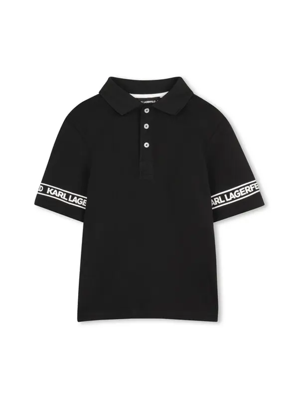 Karl Lagerfeld Kids Karl Lagerfeld Kids Polo Z31099 D Crna Regular Fit