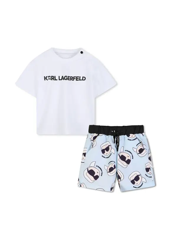 Karl Lagerfeld Kids Karl Lagerfeld Kids Set majica i hlače Z31067 Šarena Regular Fit